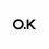O.K Minimalist Logo